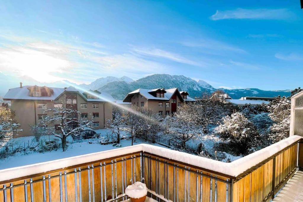-The Urbanist- Mountainview Parking Garden 3Bd Villa Unterseen Eksteriør bilde