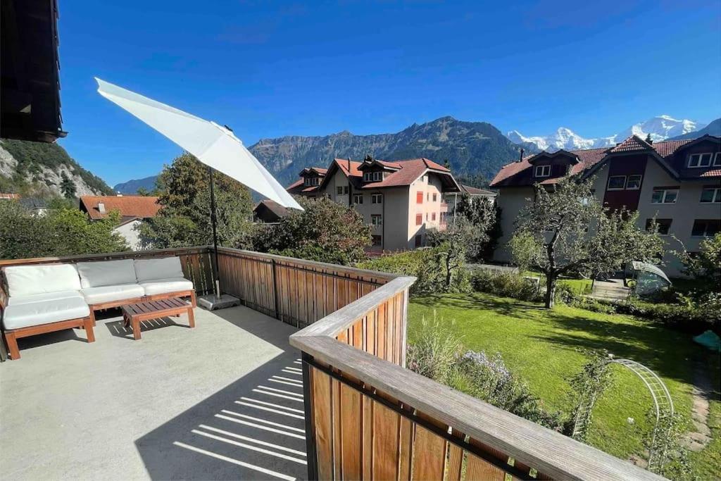 -The Urbanist- Mountainview Parking Garden 3Bd Villa Unterseen Eksteriør bilde